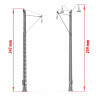 Maquette Diorama Railways Power Poles 1/35