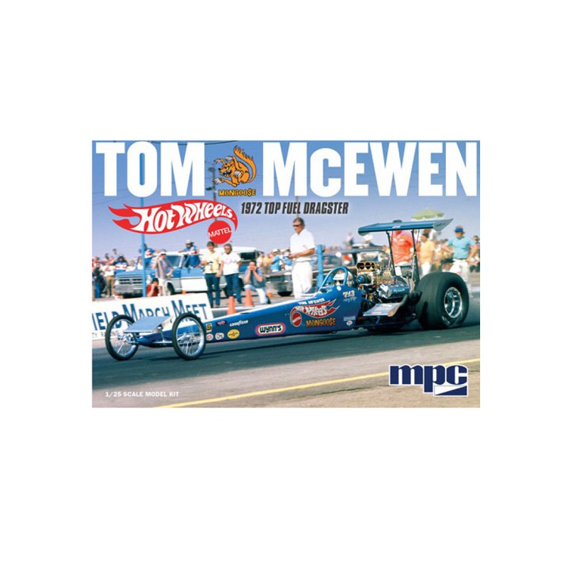 Maquette de voiture en plastique Tom Mongoose Dragster 1/25