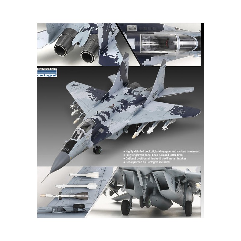 Maquette d'avion en plastique MIG 29AS 1/48