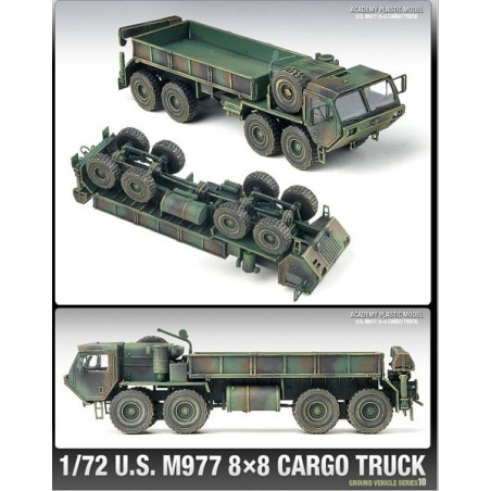 Maquette de camion en plastique M977 8x8 Cargo Truck1/72