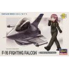 Maquette d'avion en plastique EGG PLANE F-16 F. FALCON