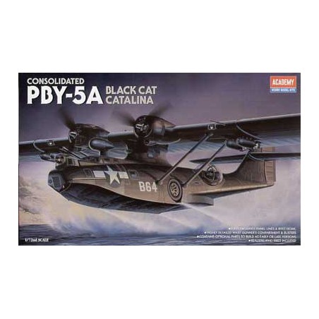 PBY-5A Black CAT1/72 plastic plane model | Scientific-MHD