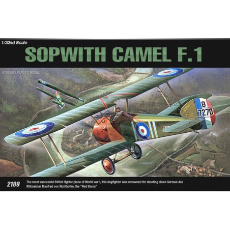 Maquette d'avion en plastique Spowith Camel F-1 1/32 | Scientific-MHD