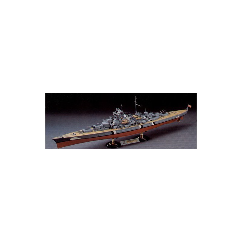 Maquette de Bateau en plastique BISMARCK 1/350