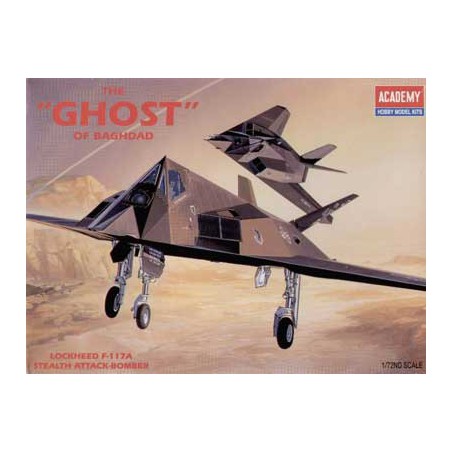 Maquette d'avion en plastique F-117A Steal Bomber 1/72