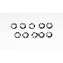 Washes Washers Eventail Stainless steel M3 Din6798 (10 pieces) | Scientific-MHD