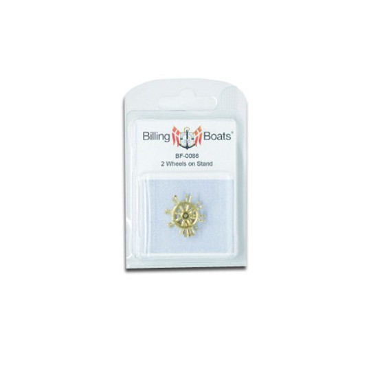 Accastillage de bateau Roue de barre double en laiton 25mm (1pc) Accastillage de bateau Roue de barre double en laiton 25mm (1pc)