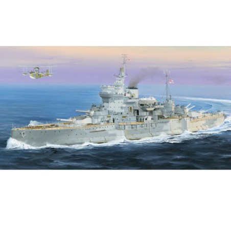 Maquette de Bateau en plastique HMS WARSPITE