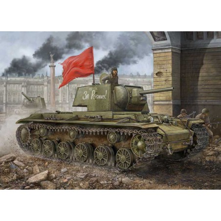 Russia KV-1 model of plastic model 1942 ... 1/48 | Scientific-MHD