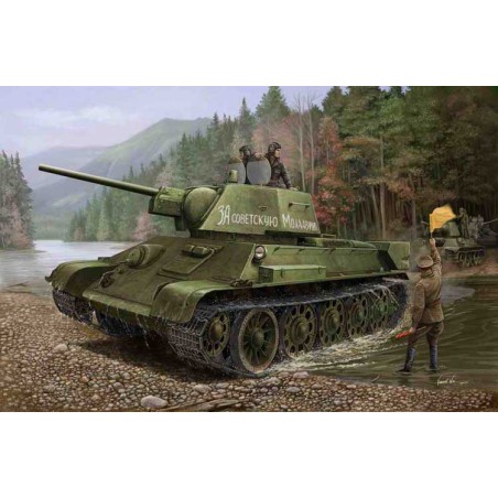 Maquette de Char en plastique Russia T-34/76 Model 1943 1/48