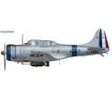 Miniature d'avion Die Cast au 1/32 SBD-1 VMB-1 1/32