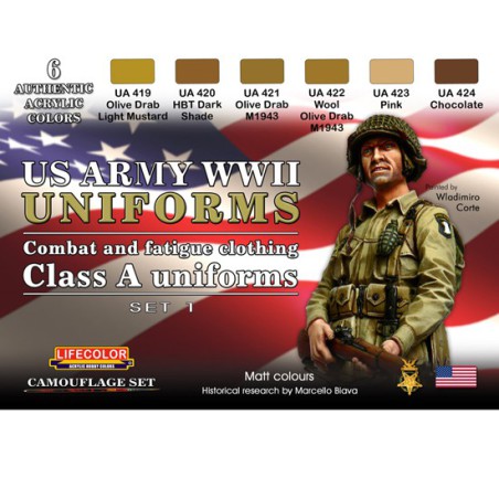 Acrylic paint US uniforms wwii class A | Scientific-MHD