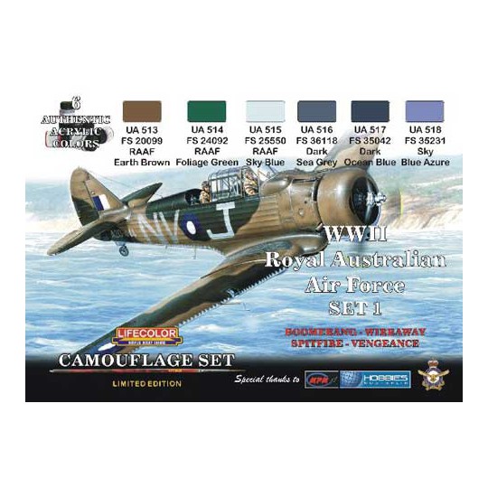 Peinture acrylique SET 1ROYAL AUSTRALIAN AF