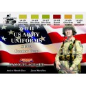 Acrylfarbe US -Uniformen im Zweiten Weltkrieg Set 2 | Scientific-MHD