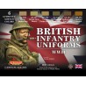 Acrylic paint set 6 united shades. British wwii | Scientific-MHD