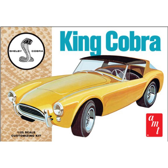 Maquette de voiture en plastique Shelby Cobra 289 Roadster 1/25 Maquette de voiture en plastique Shelby Cobra 289 Roadster 1/25