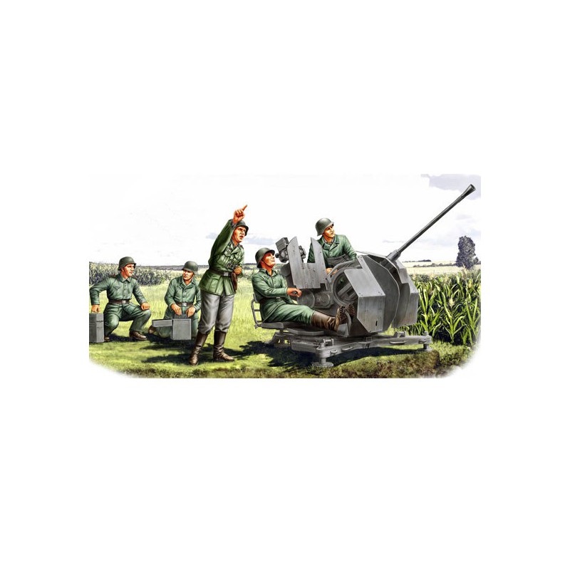 Figurine 20mm Flak38 Figure Set 1/35