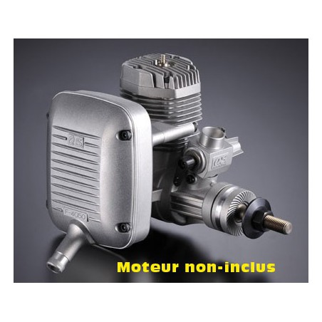 Moteur thermique radiocommandé SILENCIEUX INTEGRE 65AX - E-4050