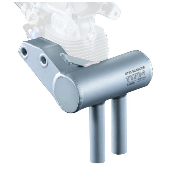 Moteur thermique radiocommandé SILENCIEUX O.S. GT55