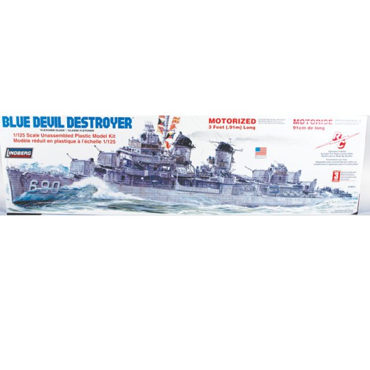 Blue Devil plastic boat model 1/125 Blue Devil plastic boat model 1/125 | Scientific-MHD