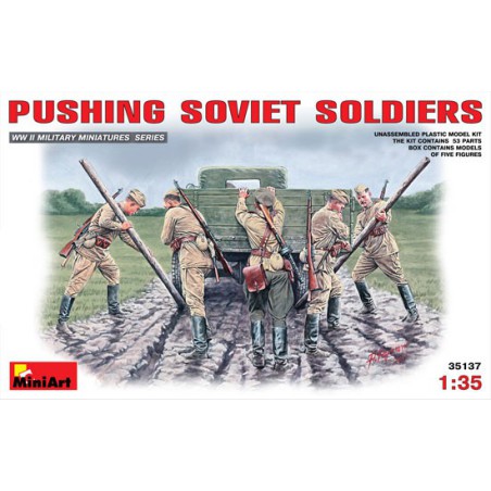 Soviet soldiers figurine 1/35 | Scientific-MHD