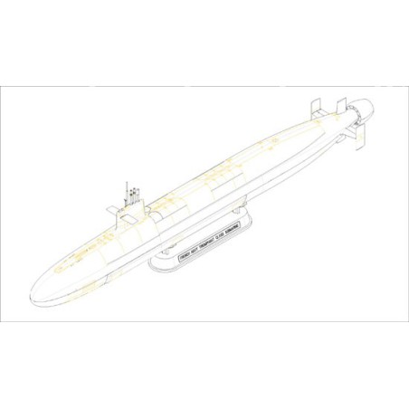 Plastic boat model The triumphant SSBN 1/350 | Scientific-MHD