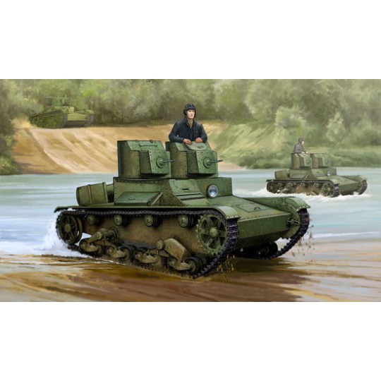 Sowjetischer T-26 Tank 19311/35 Plastikmodell für Kunststoff Sowjetischer T-26 Tank 19311/35 Plastikmodell für Kunststoff | Scientific-MHD