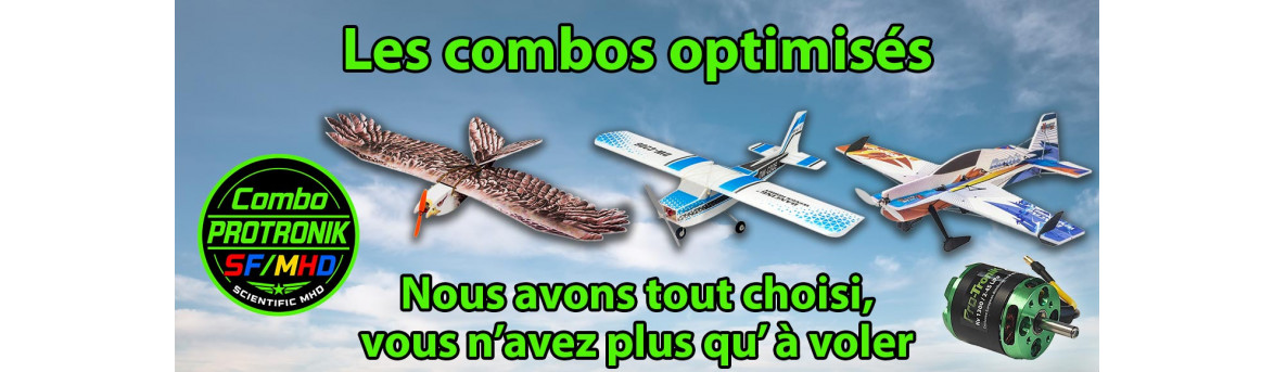 Combos Protronik : avions RC prêts à équiper